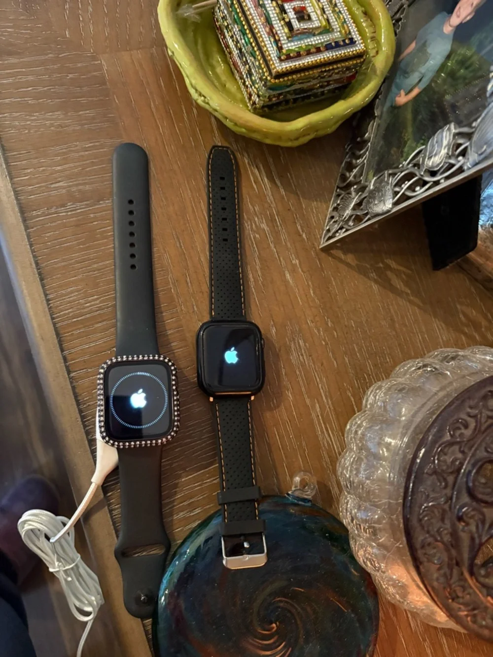 Apple Smartwatch Duo Series 5- 44 MM -2 Black Watches in lot-1 charger
